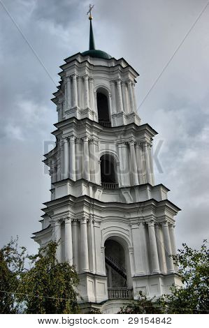 HDR.Staré ruské ortodoxní katedrála v ruské historické Kozelets, Černigovský kraj, Ukrajina