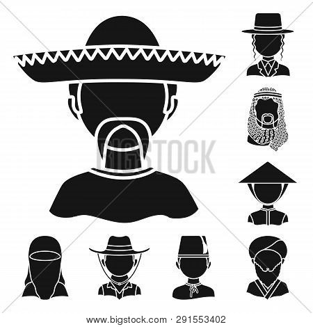 Vector Illustration Of Person And Culture Sign. Collection Of Person And Race  Stock Vector Illustra