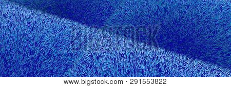 Diagonal Palace Cross Crossroads Shaggy Plush Blue Background