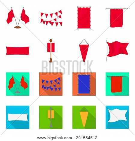 Vector Design Of Texture And Presentation Icon. Set Of Texture And Media  Vector Icon For Stock.