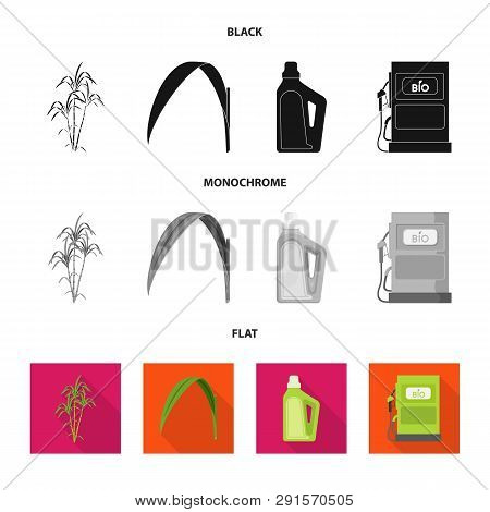 Vector Design Of Farm And Agriculture  Logo. Set Of Farm And Technology Stock Vector Illustration.