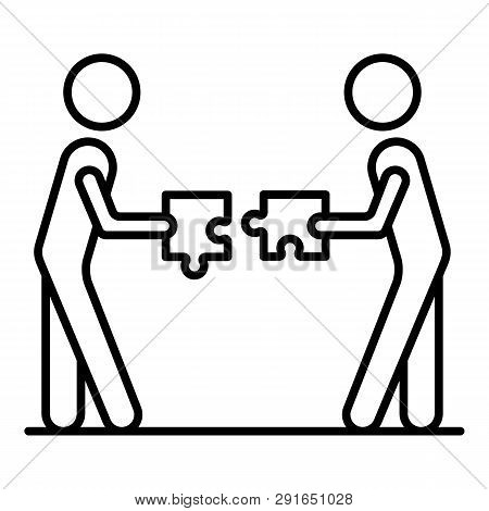 People Coherence Icon. Outline People Coherence Icon For Web Design Isolated On White Background