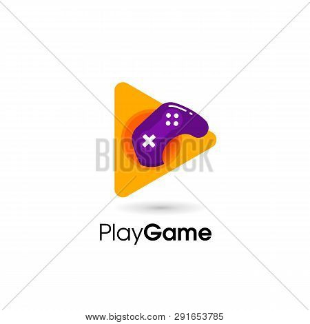 Play Game Icon Design. Game Vector Symbol Design