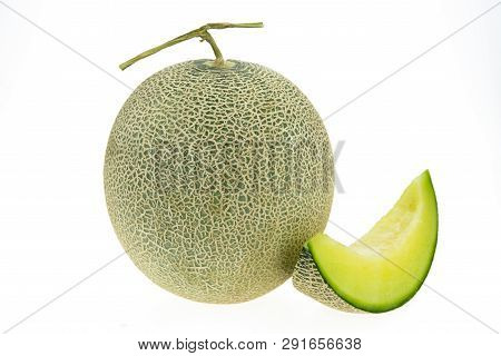Cantaloupe Melon Isolated ..