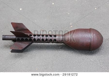 Deutsche Mörtel Verwaltungsshell m 41. WW2 Zeit