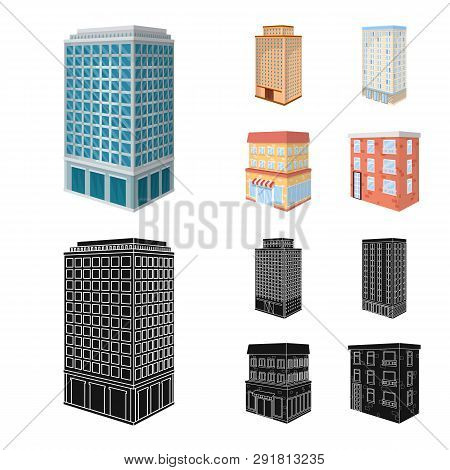 Isolated Object Of Construction And Building Icon. Collection Of Construction And Estate Vector Icon
