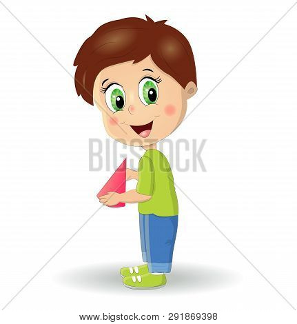 Multiracial Children Build Tower With Blocks. Kids Play Using Kit With Bright Colored Cubes. Montess