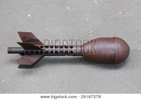 Deutsche Mörtel Verwaltungsshell m 41. WW2 Zeit
