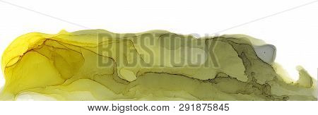 Alcohol Ink Multicolor Texture. Fluid Ink Abstract Background. Art For Design