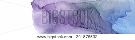 Alcohol Ink Multicolor Texture. Fluid Ink Abstract Background. Art For Design