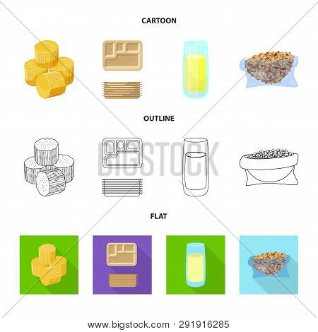 Vector Illustration Of Farm And Agriculture  Icon. Collection Of Farm And Technology Vector Icon For