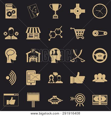 General Director Icons Set. Simple Set Of 25 General Director Icons For Web For Any Design