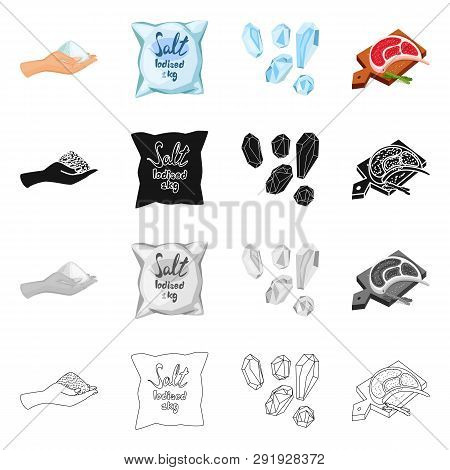 Vector Design Of Cooking And Sea Icon. Collection Of Cooking And Baking   Vector Icon For Stock.