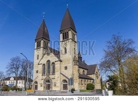 Rheda-wiedenbruck, Germany - March 22, 2019: Catholic St. Clemens Church In Rheda-wiedenbruck, Germa