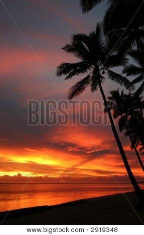 Tramonto Fiji Coral Coast