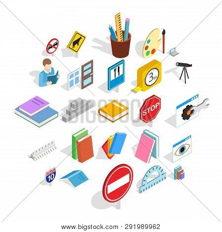 Debriefing Icons Set. Isometric Set Of 25 Debriefing Icons For Web Isolated On White Background