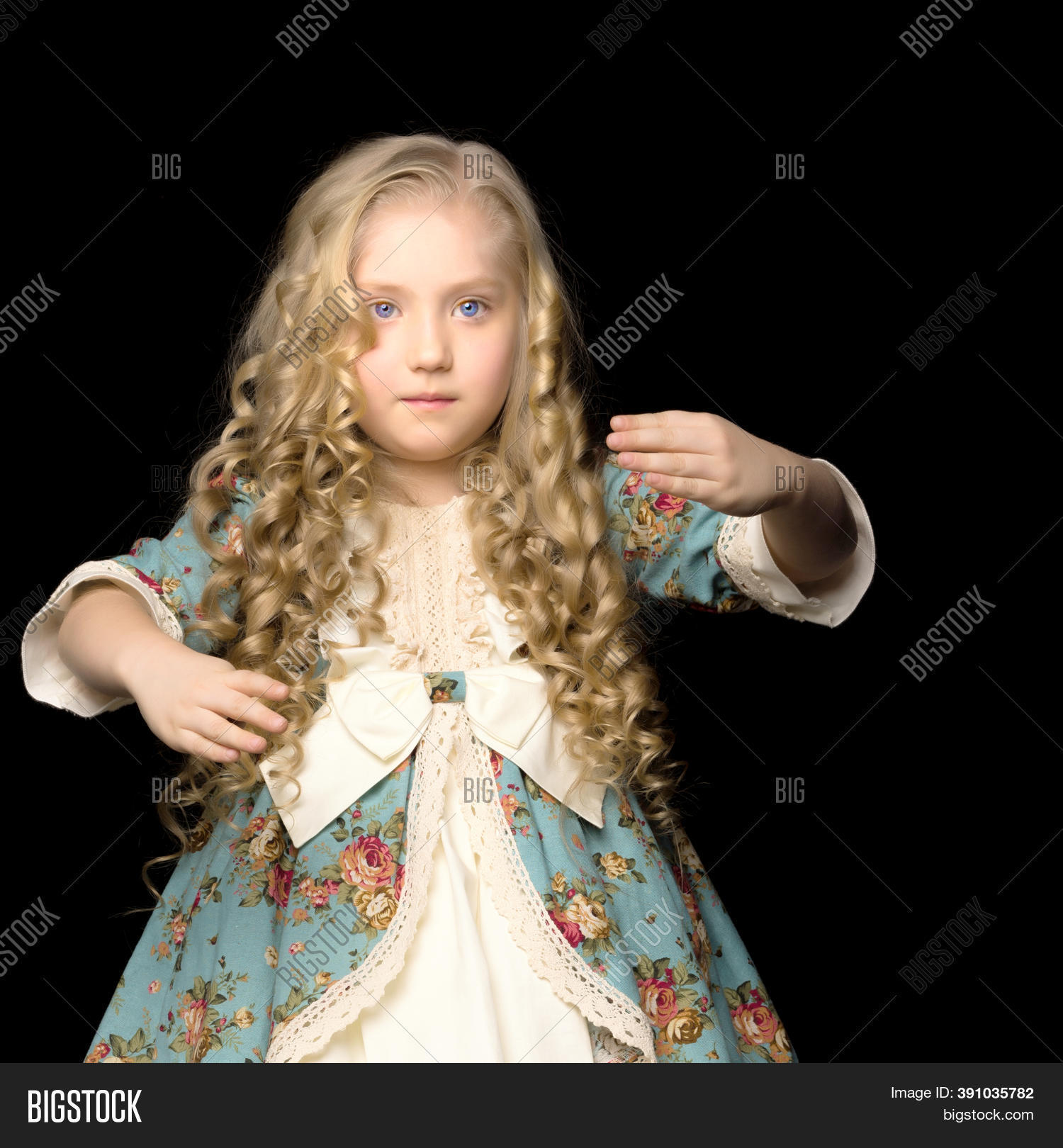 Cute Little Girl Doll Image & Photo (Free Trial) Bigstock