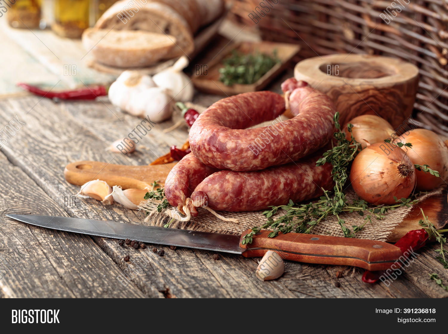 Drycured Sausages Image & Photo (Free Trial) Bigstock