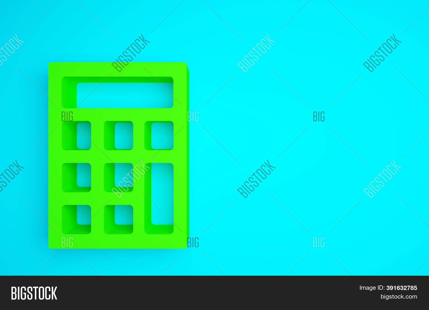 Green Calculator Icon Image & Photo (Free Trial) | Bigstock