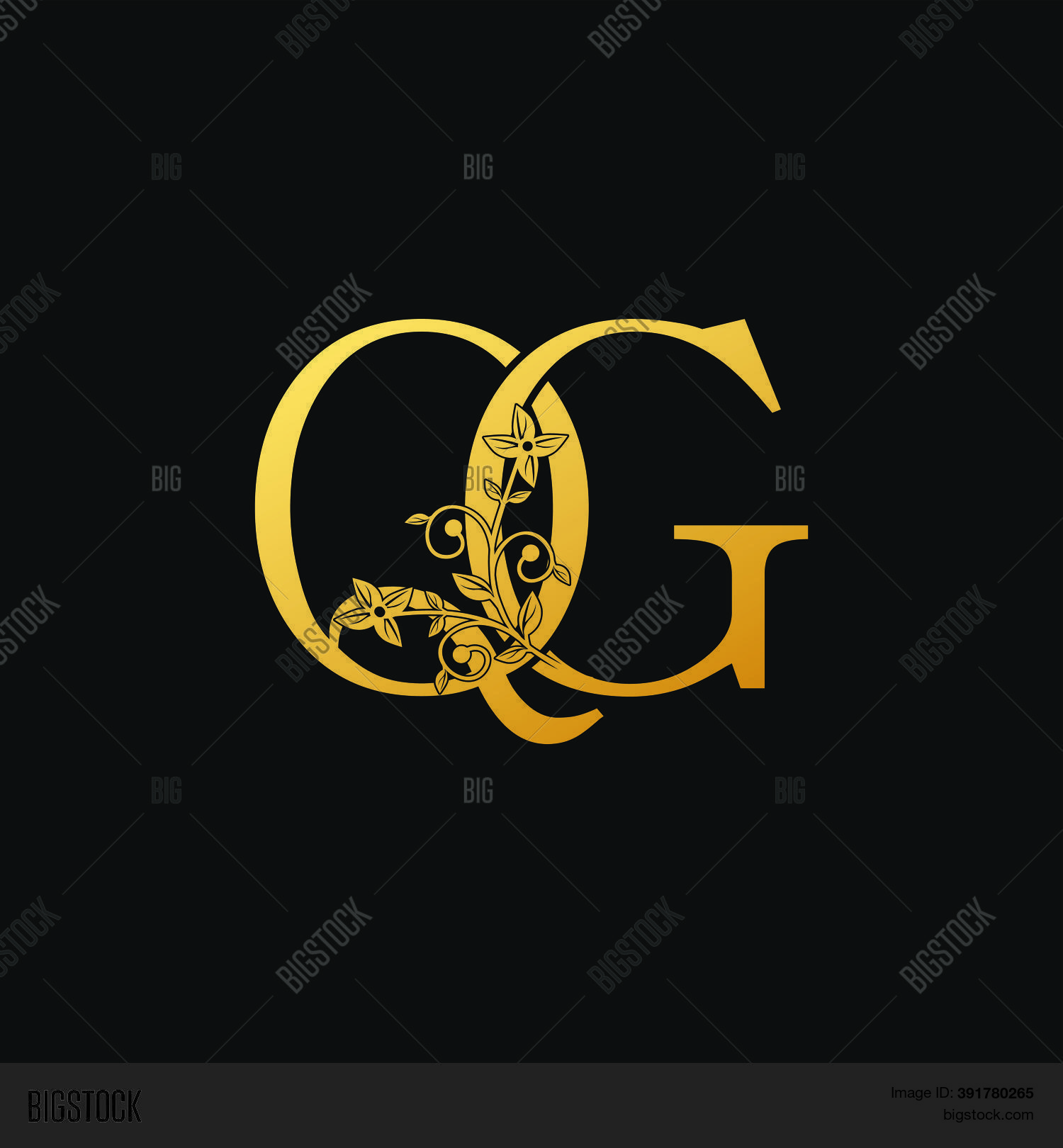 Golden Letter Q G Vector Photo Free Trial Bigstock