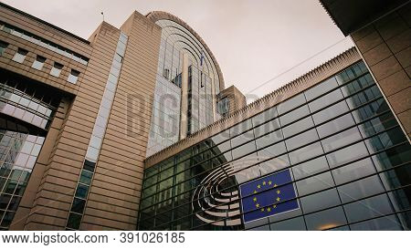 Brussels, Belgium - May 12, 2018: European Parliament - Liaison Office In Belgium