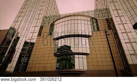 Brussels, Belgium - May 12, 2018: European Parliament - Liaison Office In Belgium