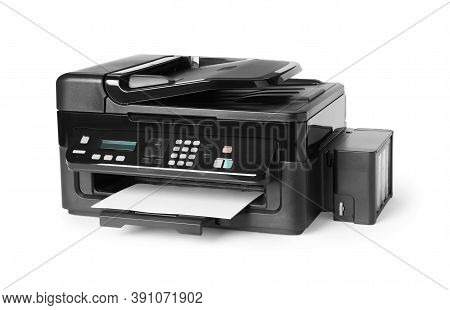 New Modern Multifunction Printer Isolated On White