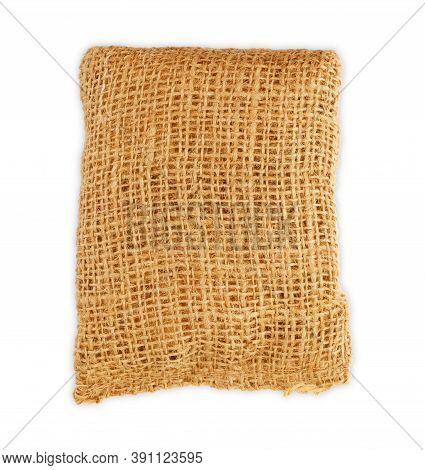 Bag From A Sacking Isolated On A White Background.