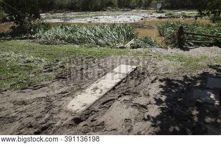 Storm Damage Caused By Mudslides