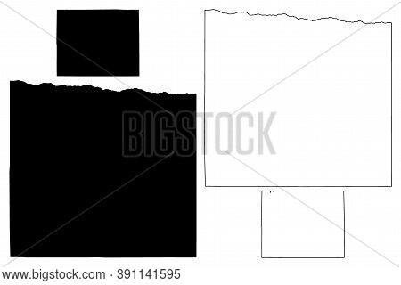 Phelps And Red Willow County, Nebraska (u.s. County, United States Of America, Usa, U.s., Us) Map Ve