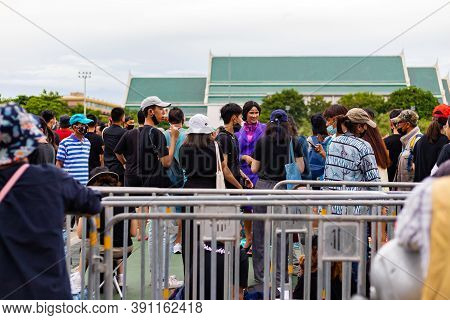 Anti-government Protest And Rally For Democracy In Bangkok, Thailand.