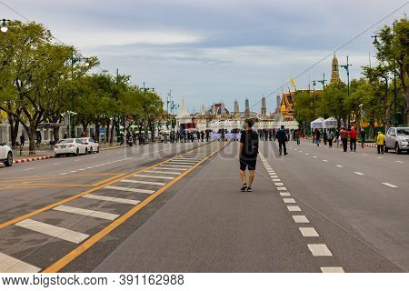 Anti-government Protest And Rally For Democracy In Bangkok, Thailand.