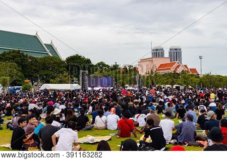 Anti-government Protest And Rally For Democracy In Bangkok, Thailand.