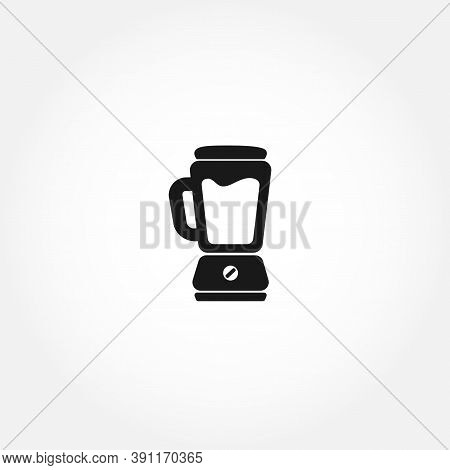 Blender Isolated Solid Vector Icon On White Background