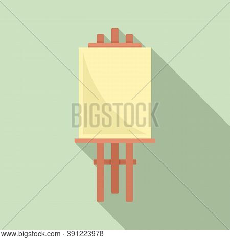 Gallery Easel Icon. Flat Illustration Of Gallery Easel Vector Icon For Web Design