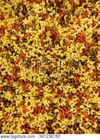 Lots Of Pasta From Wheat Varieties For Cooking