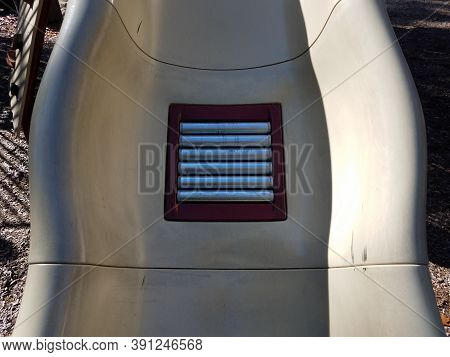 Metal Rollers On Plastic Slide To Make It Faster
