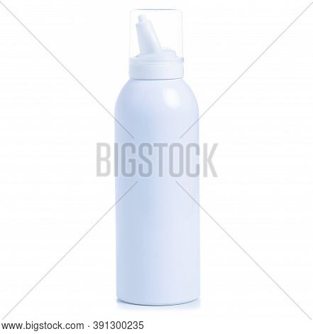 Nasal Spray For Baby On White Background Isolation
