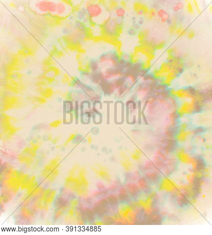 Pastel Spiral Tie-dye. Hippie Circle Patterns. Artistic Print. Watercolor Multi Design. Tye Dye Swir