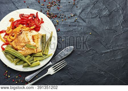 Baked Fish With Vegetables