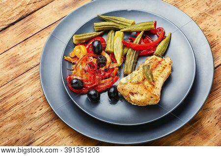 Baked Fish With Vegetables