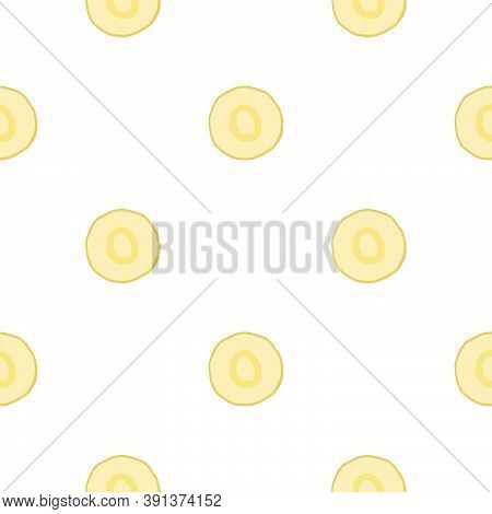 Illustration On Theme Of Pattern Plant Parsnip, Vegetable Root For Seal. Vegetable Pattern Consistin