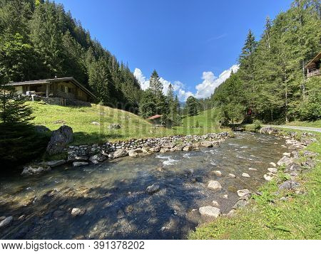 The Giessbach Stream Above Lake Brienz (brienzersee) And In The Eponymous Nature Park - Canton Of Be