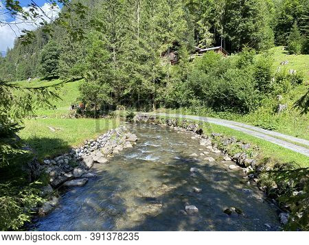 The Giessbach Stream Above Lake Brienz (brienzersee) And In The Eponymous Nature Park - Canton Of Be