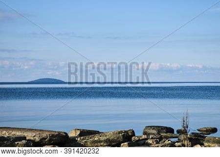 Coastal View At The Island Bla Jungfrun In The Baltic Sea