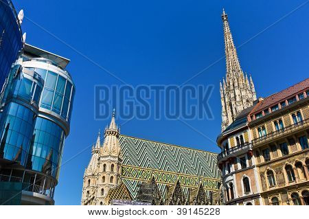Catedral de San Esteban en la ciudad de Viena en austria