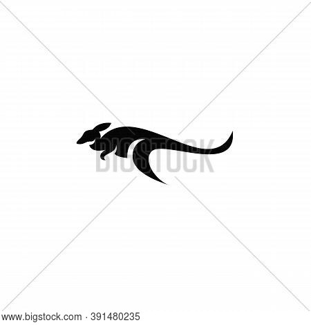 Kangaroo, Animal Vector Icon. Filled Flat Sign For Mobile Concept And Web Design. Wallaby Kangaroo G