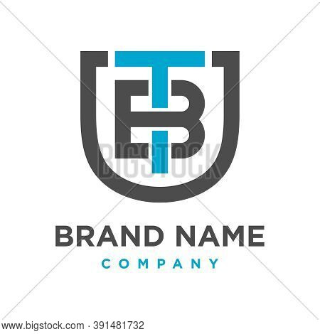 Initial Logo Tb Shield Your Company Or Brand