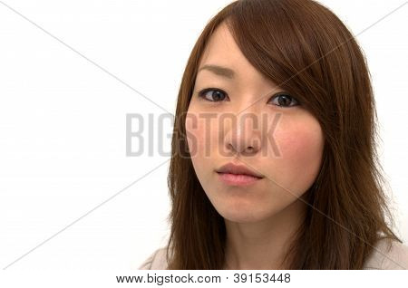 Asian Beautiful Girl's Portrait