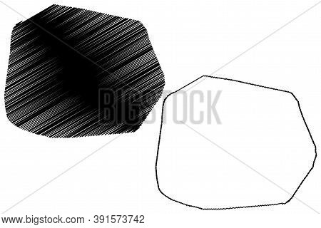 Abuja City (federal Republic Of Nigeria, Federal Capital Territory) Map Vector Illustration, Scribbl